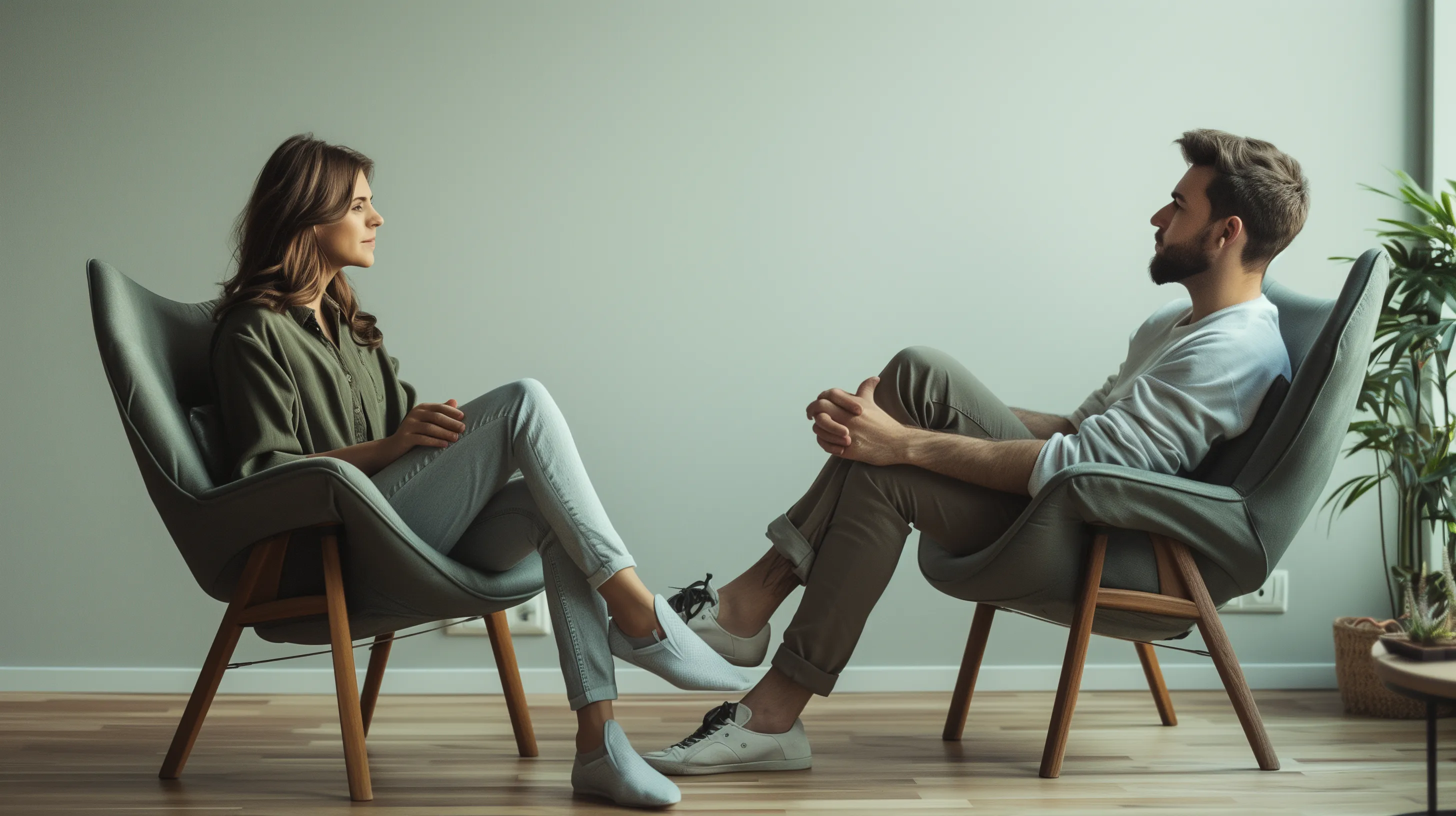 Couple breaking free from negative cycle, moving toward connection